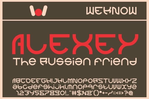 Alexey: A Fun Display Font for Digital Branding
