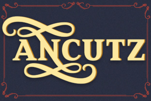 Ancutz: The Elegant Serif Display Font for Makers