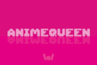 Animequeen Display Font Review for Retro Campaigns