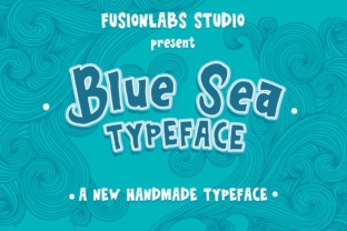 Blue Sea Typeface: The Fun Display Font for Vintage Campaigns