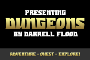Choosing Dungeons: A Fantasy Display Font for Epic Editorial Design