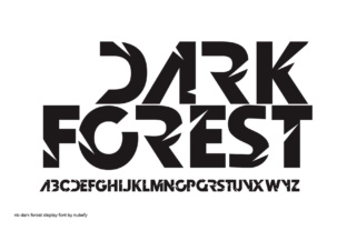 Dark Forest Typeface: A Bold Choice for Editorial Design
