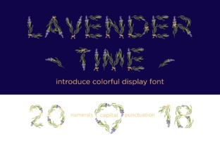 Designing with Lavender Time: A Vintage Display Font for Web