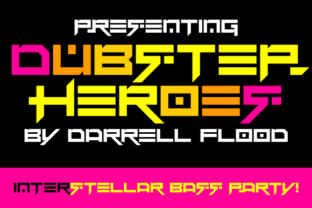 Dubstep Heroes Font Review: A Sci-Fi Display Typeface