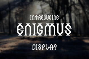Enigmus: A Unique Display Font for Bold Campaigns