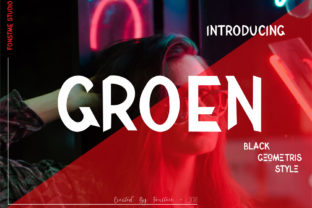 Groen: A Modern Display Font for Editorial Impact