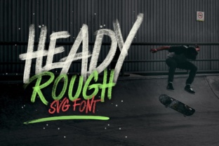 Heady Rough: The Display Font That Cuts Through the Noise