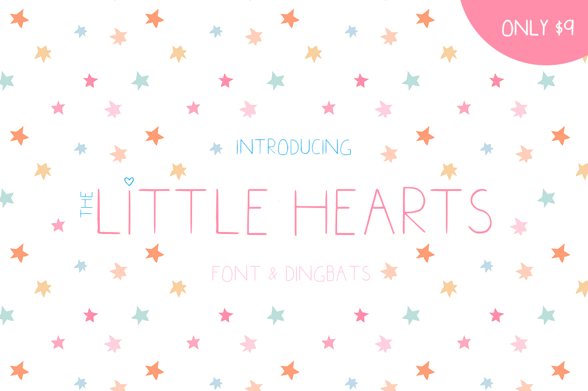 Little Hearts Typeface for Unique Business Branding