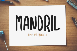 Mandril Font: A Warm Typeface for Small Business Branding