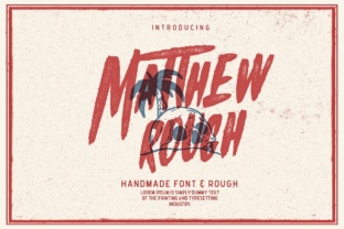 Matthew Rough Font: Bold Typography for Makers