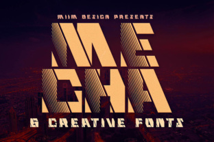 Mecha: A Retro-Futuristic Display Font for Makers