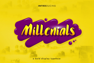 Millenials Typeface: Bold Display Fonts for Modern Marketing