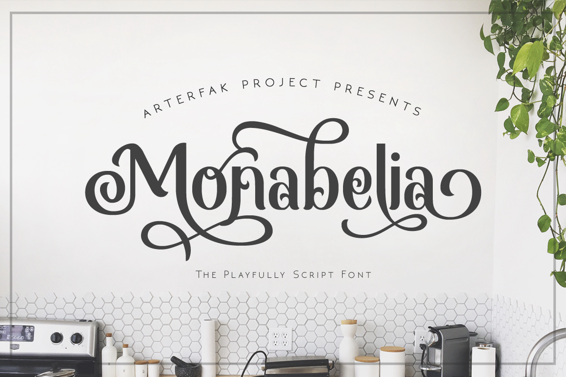 Monabelia Typeface Review: Elegant Script Meets Modern Sans