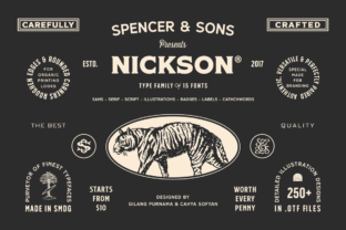 Nickson Font Review: A Stunning Display Typeface for Brands