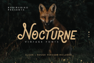 Nocturne Display Font for Handmade Branding