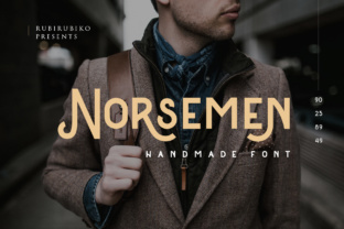 Norsemen: A Modern Display Font for Brand Identity