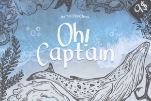 Oh Captain: A Bold Display Font for Creative Branding