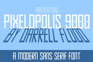 Pixelopolis 9000: The Ultimate Display Font for Futurism