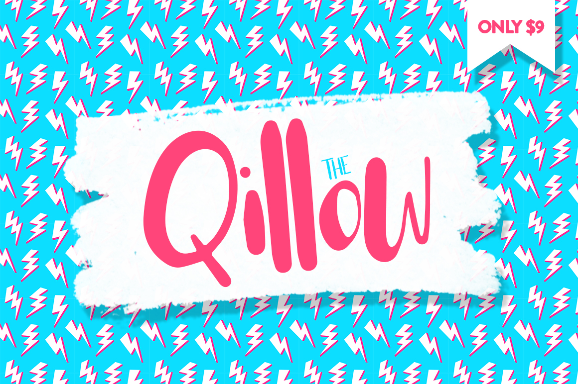 Qillow Script: A Playful Display Font for Small Business Branding
