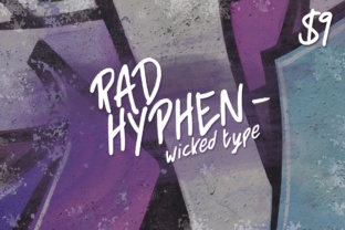 Rad Hyphen: The Street-Edge Display Font for Bold Brands