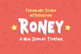 Roney: A Fun Display Font for Youthful Branding