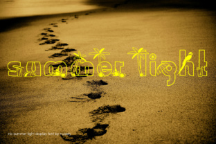 Summer Light: A Breezy Display Font for Handmade Brands