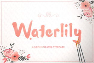 Waterlily: The Handwritten Font for Crafters